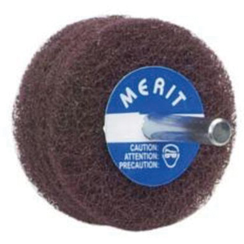 Abrasotex Non-Woven Disc Wheel, 3" Dia. x 1" W, 1/4" Arbor, Aluminum Oxide NRZ Safety Inc.