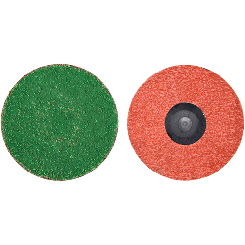 Disque de toile &agrave; changement rapide Zirc Plus, 3" dia., Grain 120, Alumine de zirconium NRZ Safety Inc.