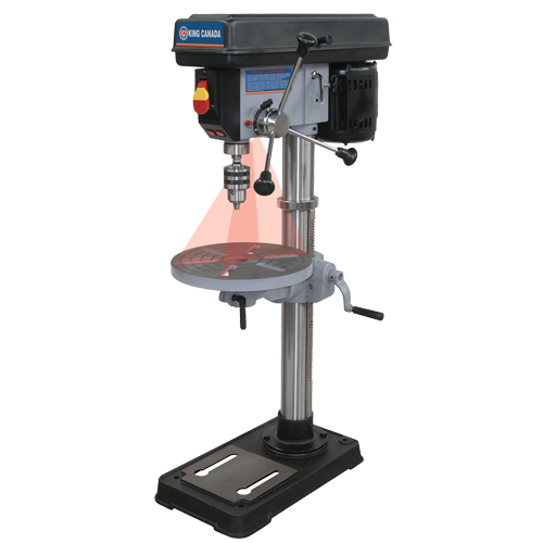 Drill Presses With Laser, 13", 5/8" Chuck, 3670 RPM NRZ Safety Inc.