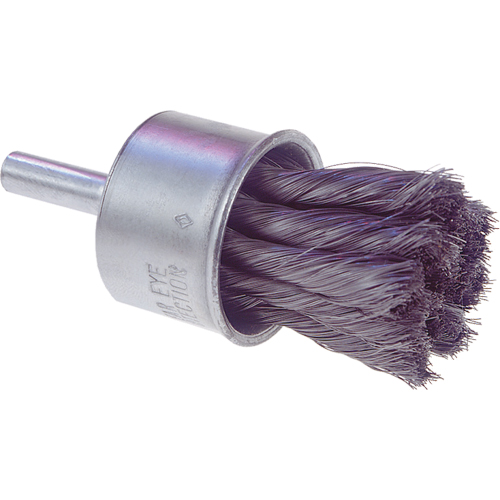 Brosses mont&eacute;es &agrave; fils nou&eacute;s, 1/2" dia., dia. Des fils 0,0104", Tige 1/4" NRZ Safety Inc.