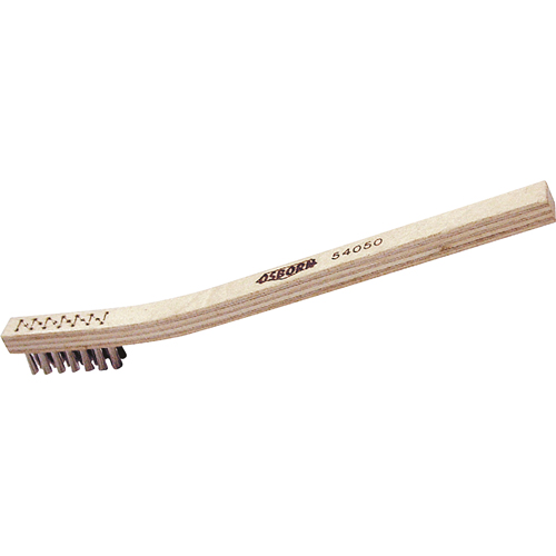 Petites brosse de nettoyage, Acier inoxydable, 3" x 7" rangs de fils, Longueur 7-1/2" NRZ Safety Inc.