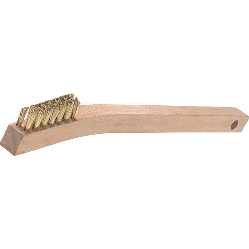 V-Trim Small Handle Scratch Brushes, Brass, 3 x 7 Wire Rows, 7-7/8" Long NRZ Safety Inc.
