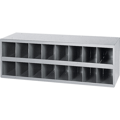 Armoires pour bacs de rangement en acier, 33-3/4" la x 12" p x 11-1/2" h, Gris NRZ Safety Inc.