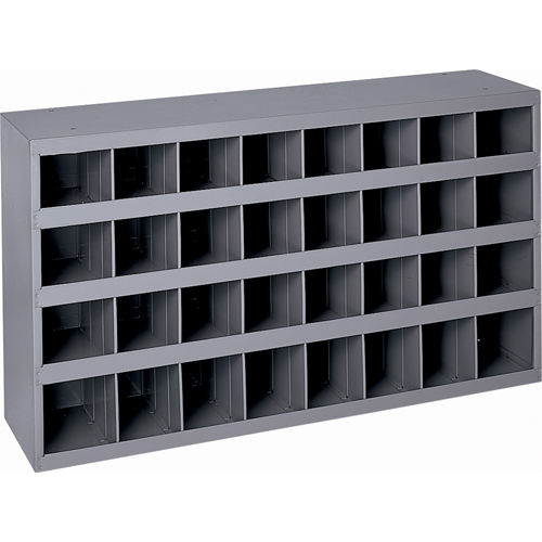 Armoires pour bacs de rangement en acier, 34-3/4" la x 8-1/2" p x 19-1/4" h, Gris NRZ Safety Inc.
