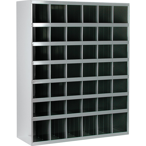 Armoires pour bacs de rangement en acier, 33-3/4" la x 12" p x 42" h, Gris NRZ Safety Inc.
