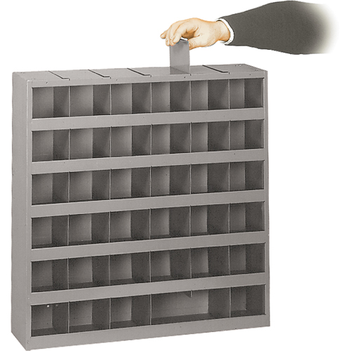 Armoires pour bacs de rangement ajustables, Acier, 36 tiroirs, 23-3/4" x 4-3/4" x 23-3/4", Gris NRZ Safety Inc.