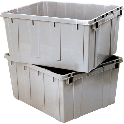Nesting Container, 21.1" W x 17.7" D x 12" H, Grey NRZ Safety Inc.