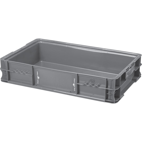 StakPak Plus 4845 System Containers, 15" W x 24" D x 5" H, Grey NRZ Safety Inc.