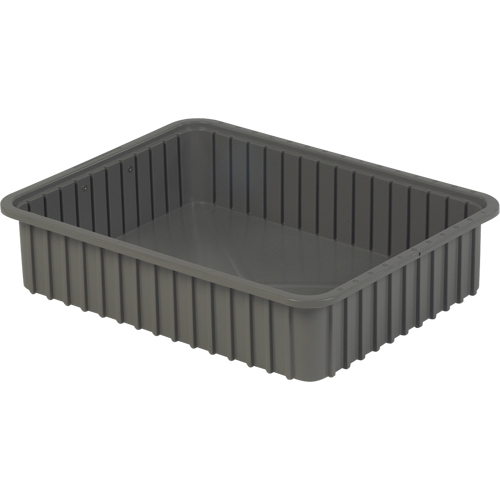 Contenants Divider Box, Poly&eacute;thyl&egrave;ne, 22,4" la x 17,4" p x 5" h, Gris NRZ Safety Inc.