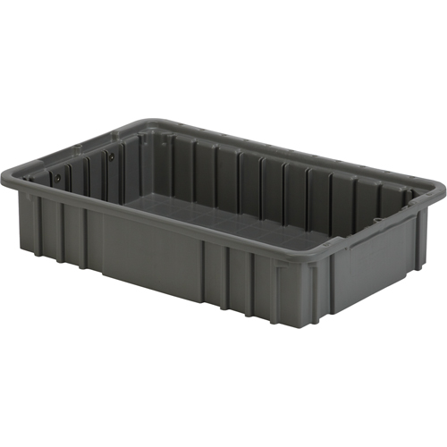 Contenant Divider Box, Poly&eacute;thyl&egrave;ne, 15,5" la x 9,9" p x 3,5" h, Gris NRZ Safety Inc.