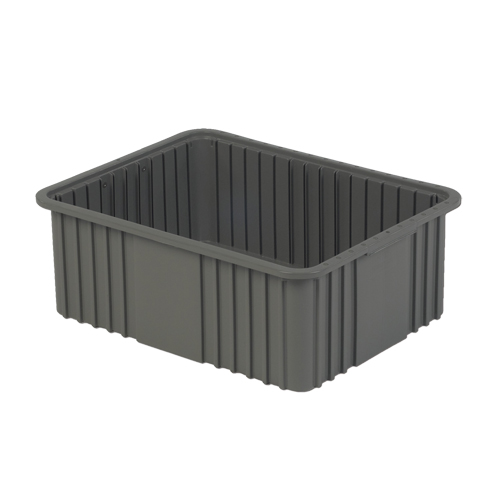 Divider Box, Polyethylene, 20.9" W x 15.9" D x 8" H, Grey NRZ Safety Inc.