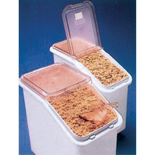 Mobile Ingredient Bins with Sliding Lid, 3.5 cu. ft. Capacity, 28" H x 15-1/2" W x 29-1/2" D NRZ Safety Inc.