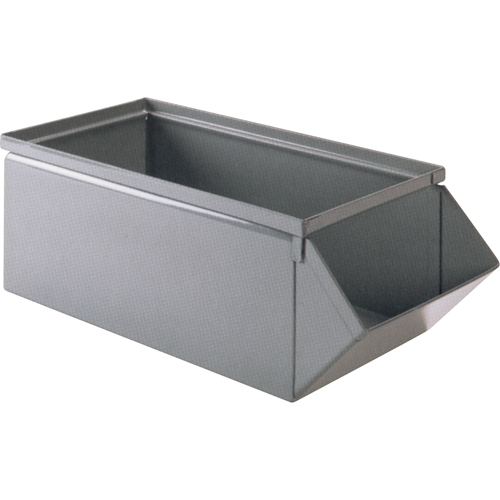 Steel Bin, 100 lbs. Cap., 15" W x 24" D x 11" H, Blue NRZ Safety Inc.