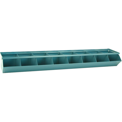 Sectional Bin Units, 100 lbs. Cap., 37" W x 8" D x 4-1/2" H, Blue NRZ Safety Inc.