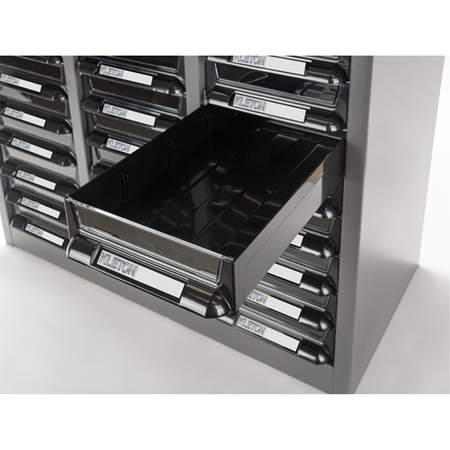KPC-300 Parts Cabinet, Galvanized Steel, 60 Drawers, 21-3/10" x 10-2/5" x 36-9/10", Grey NRZ Safety Inc.