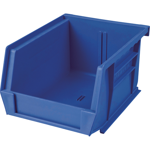 Bac en plastique, 8-1/4" la, 9" h x 18" p, Bleu NRZ Safety Inc.