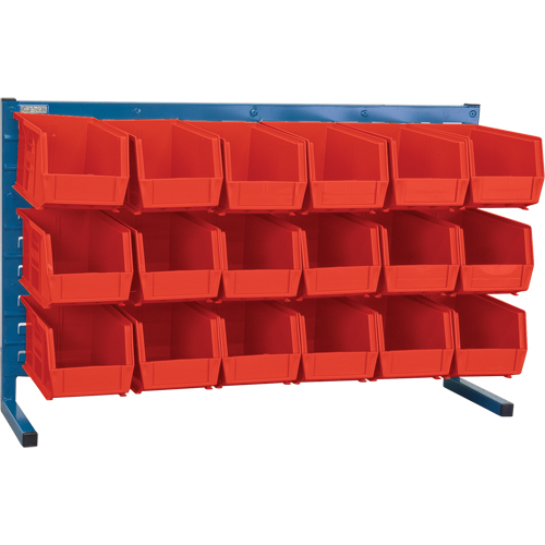 Rayonnage &agrave; persienne avec bacs, 18 bacs, 36" la x 8-1/4" p x 22" h NRZ Safety Inc.