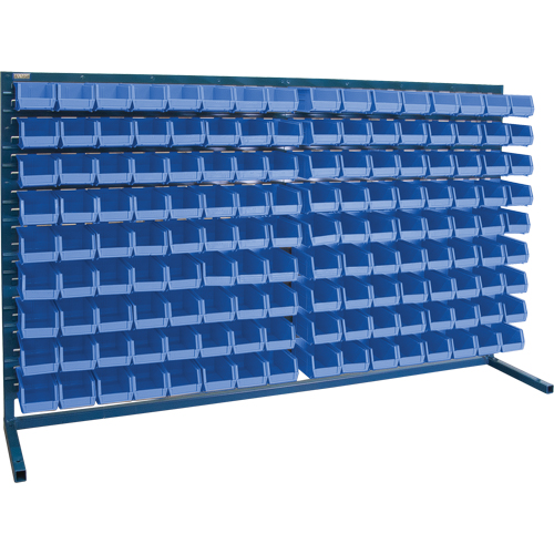 Rayonnage &agrave; persienne avec bacs, 144 bacs, 72" la x 15" p x 40" h NRZ Safety Inc.