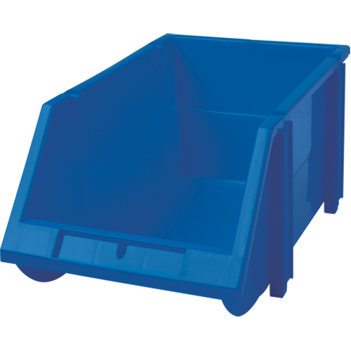 Stack & Hang Bin, 5-7/8" W x 4-11/16" H x 9-13/16" D, Blue NRZ Safety Inc.