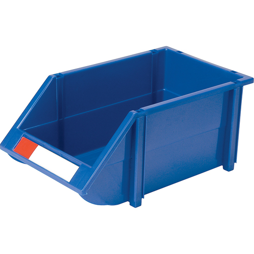 Stack & Hang Bin, 8-3/16" W x 6-3/16" H x 14" D, Blue NRZ Safety Inc.