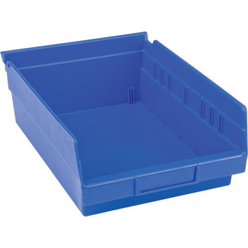 Bacs pour tablette en plastique, 8-3/8" la x 4" H x 11-5/8" p, Bleu, Capacit&eacute; 15 lb NRZ Safety Inc.