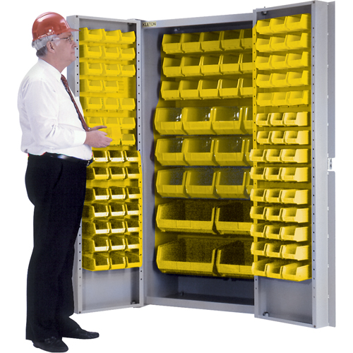 Deep-Door Combination Cabinet, 38" W x 24" D x 72" H, 36 Shelves NRZ Safety Inc.