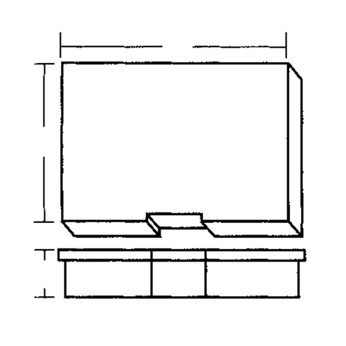 Compartment Case, Plastic, 15-1/2" W x 11-3/4" D x 2-1/2" H, Grey NRZ Safety Inc.