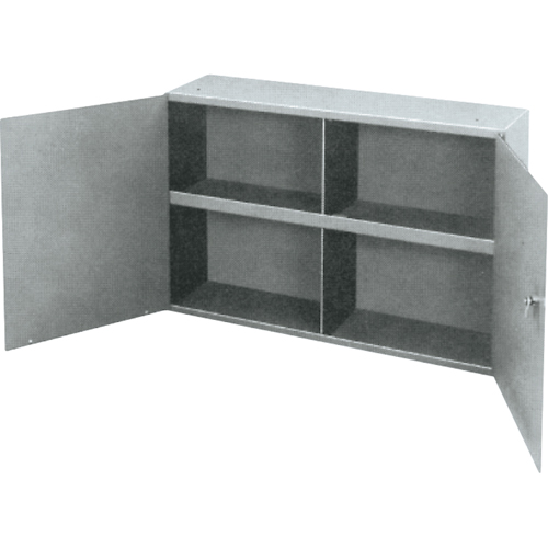 Armoires utilitaires, Acier, 2 Tablettes, 22-1/4" h x 33-3/4" la x 8-1/2" P, Gris NRZ Safety Inc.