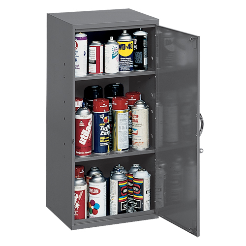 Utility Cabinet, Steel, 2 Shelves, 30" H x 13-3/4" W x 12-3/4" D, Grey NRZ Safety Inc.