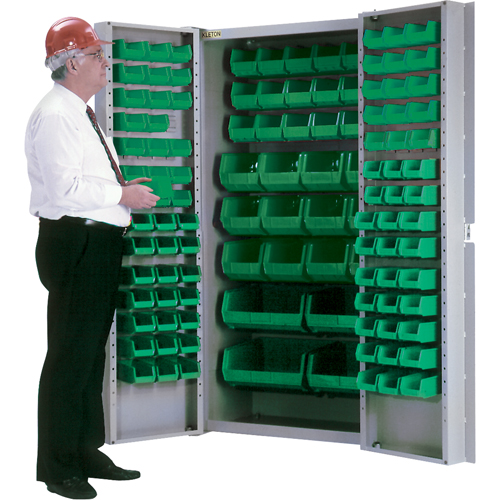 Deep-Door Combination Cabinet, 38" W x 24" D x 72" H, 36 Shelves NRZ Safety Inc.