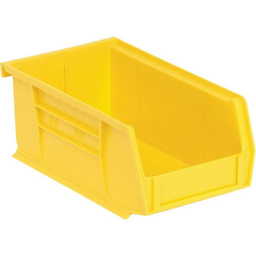Ultra Stack & Hang Bin, 4-1/8" W x 3" H x 7-3/8" D, Yellow NRZ Safety Inc.