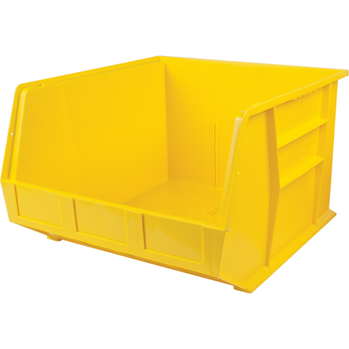 Bacs ultra empilable & suspendable, 16-1/2" la, 11" h x 18" p, Jaune NRZ Safety Inc.