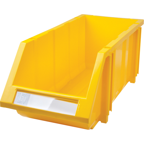 Bac empilable & &agrave; suspendre, 7-7/8" la, 7" h x 17-11/16" p, Jaune NRZ Safety Inc.