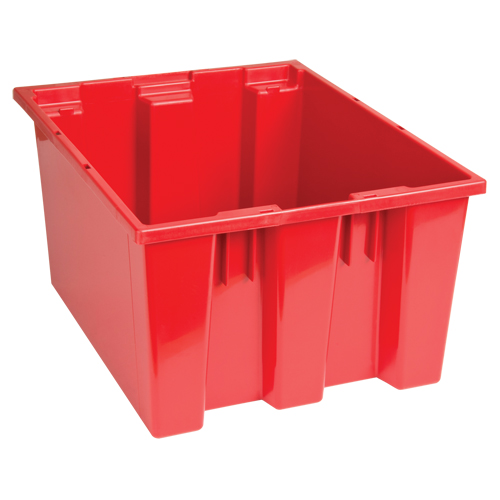 Contenants Stack & Nest, 10" x 19,5" x 15,5", Rouge NRZ Safety Inc.