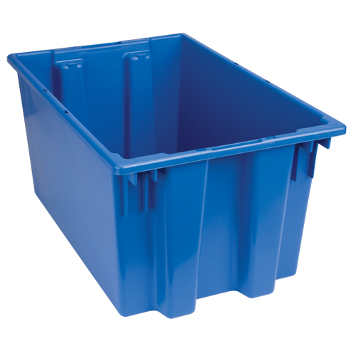Contenants Stack & Nest, 12" x 23,5" x 15,5", Bleu NRZ Safety Inc.