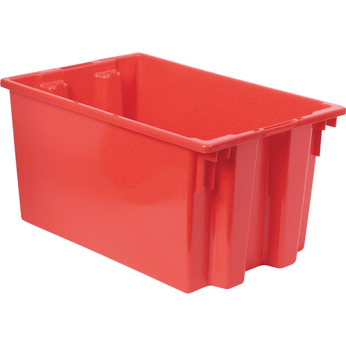 Contenants Stack & Nest, 12" x 23,5" x 15,5", Rouge NRZ Safety Inc.