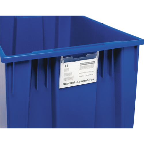 Support d'&eacute;tiquette pour contenant Stack & Nest NRZ Safety Inc.