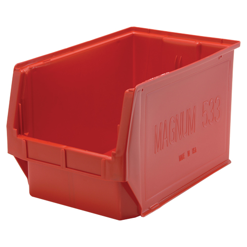 Giant Stacking Containers, 18.375" W x 19.75" D x 11.875" H, Blue NRZ Safety Inc.