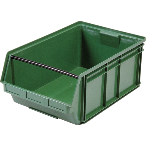 Giant Stacking Containers, 18.375" W x 29" D x 11.875" H, Green NRZ Safety Inc.