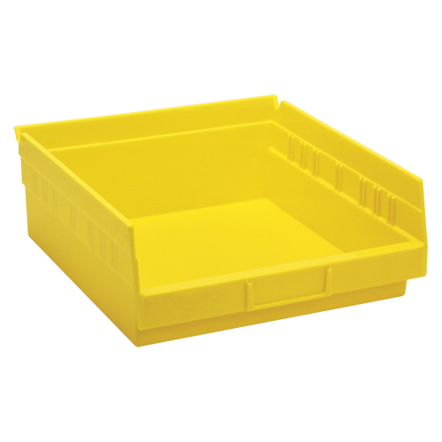 Bacs de rangement pour tablettes, 11-1/8" la x 4" H x 11-5/8" p, Jaune, Capacit&eacute; 30 lb NRZ Safety Inc.