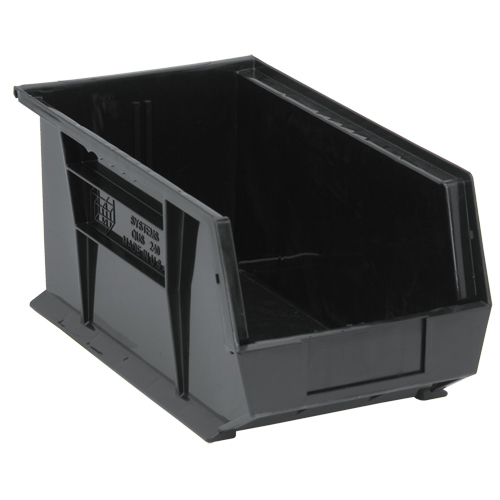 Ultra Stack & Hang Bin, 8-1/4" W x 7" H x 14-3/4" D, Black NRZ Safety Inc.