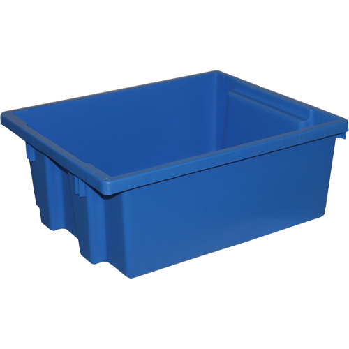 Stack-N-Nest&reg; Storage Bins, 6" x 15.25" x 12.25", Blue NRZ Safety Inc.