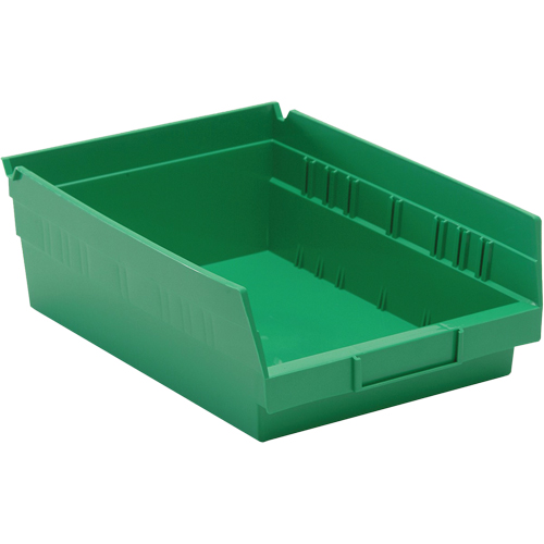 Bacs pour tablette, 8-3/8" la x 4" H x 11-5/8" p, Vert, Capacit&eacute; 30 lb NRZ Safety Inc.