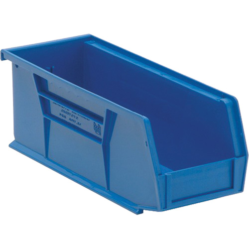Ultra Stack & Hang Bin, 4-1/8" W x 4" H x 10-7/8" D, Blue NRZ Safety Inc.
