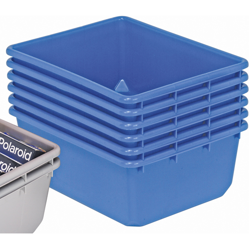 Contenants emboîtables QuanTub, 19" la x 24,5" p x 9,5" h, Bleu NRZ Safety Inc.