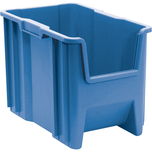 Giant Stacking Containers, 10.875" W x 17.5" D x 12.5" H, Blue NRZ Safety Inc.