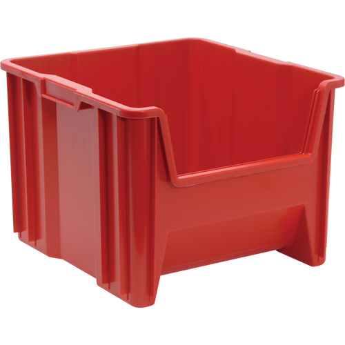 Contenants &agrave; empiler g&eacute;ants, 16,5" la x 17,5" p x 12,5" h, Rouge NRZ Safety Inc.