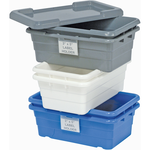 Cross Stack Bins, 11" W x 17.25" D x 12" H, Blue NRZ Safety Inc.