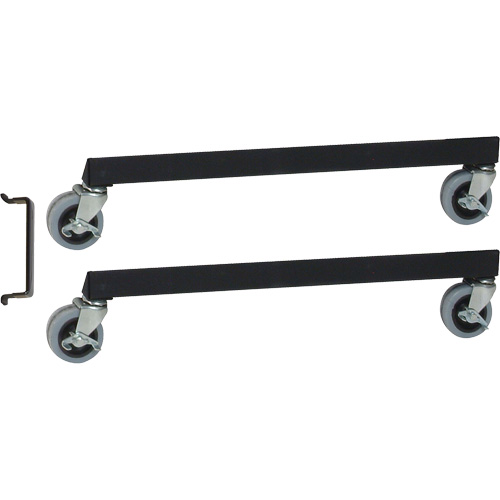 Interlocking Storage Cabinet Floor Stand Mobilizing Kit NRZ Safety Inc.
