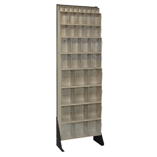 Tip-Out Bins Stand, 23-5/8" W x 8" D x 75" H, 36 Drawers NRZ Safety Inc.